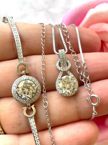 5ctw diamond necklace - diamond,